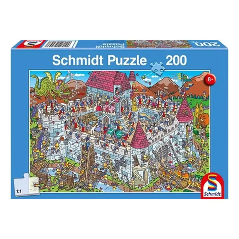 Puzzle Schmidt: View into the knight's castle, 200 darabos 