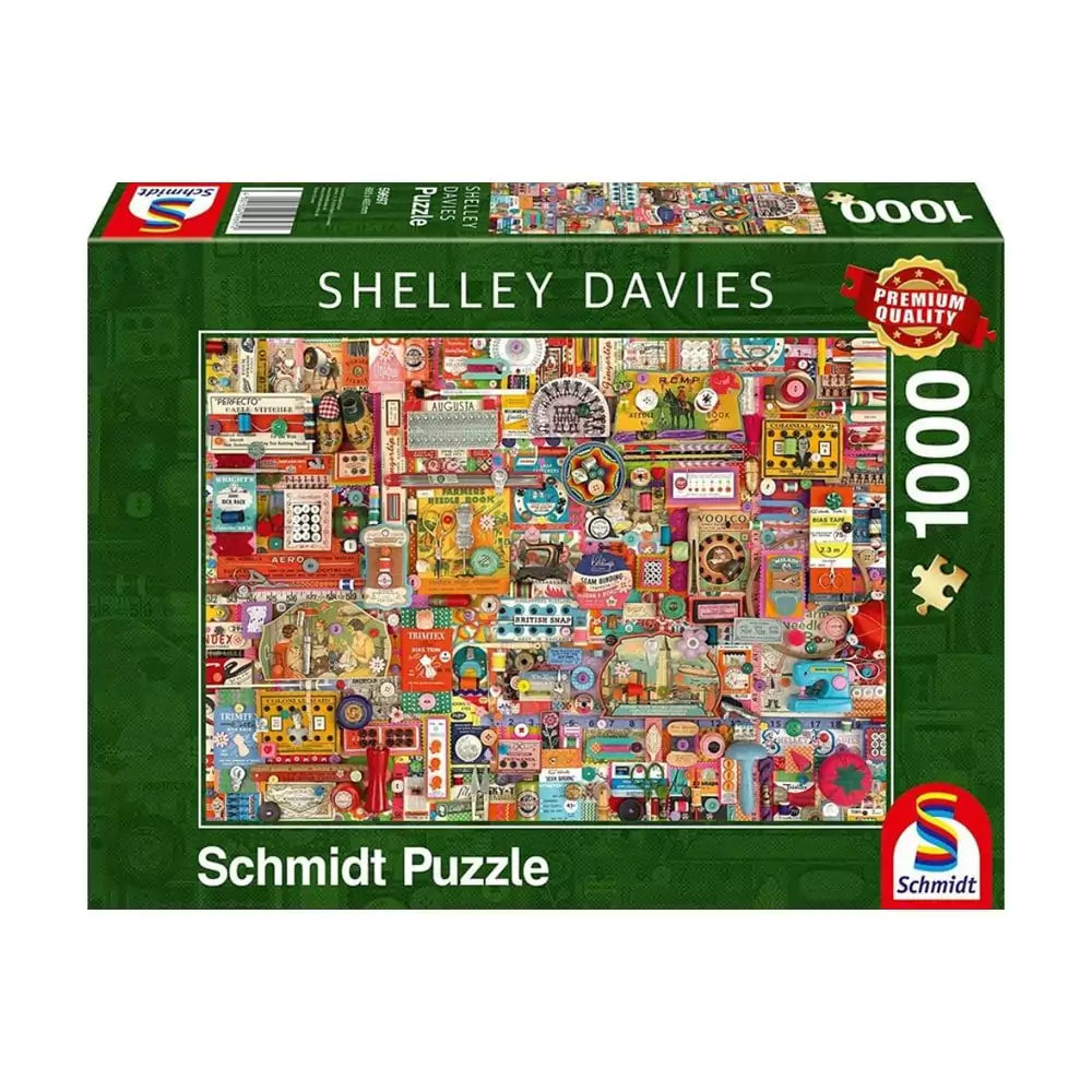 Puzzle Schmidt: Shelley Davies - Vintage haberdashery, 1000 darab