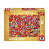 Puzzle Schmidt: Shelley Davies - Vintage Toys, 1000 darabos
