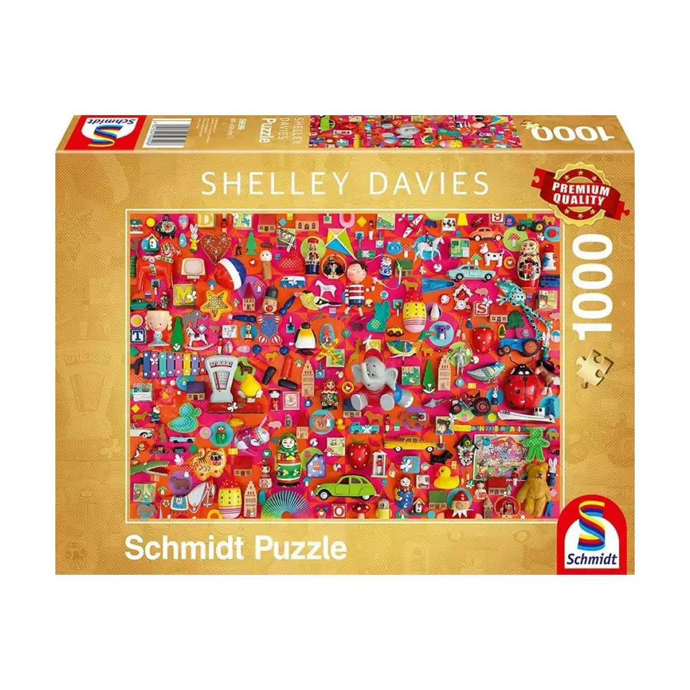 Puzzle Schmidt: Shelley Davies - Vintage Toys, 1000 darab