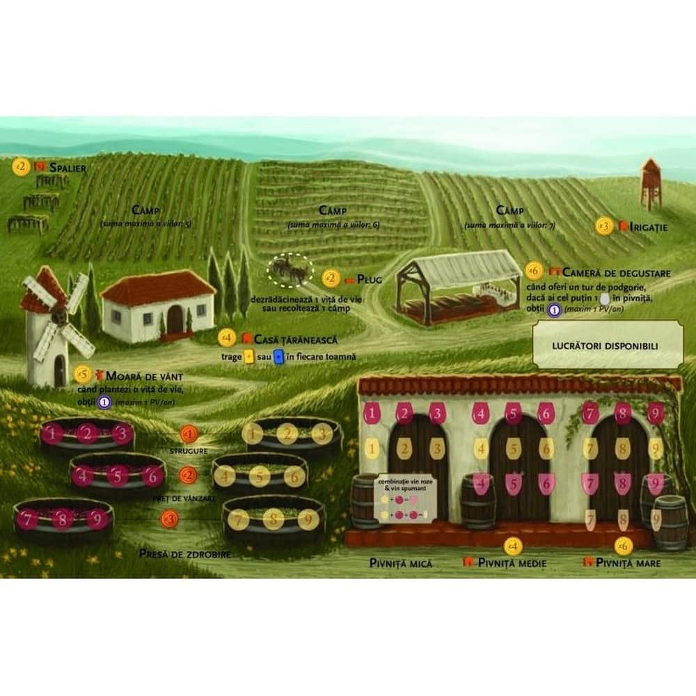 Viticultura (Viticulture Essential Edition Romanian Edition)  - román nyelvű társasjáték