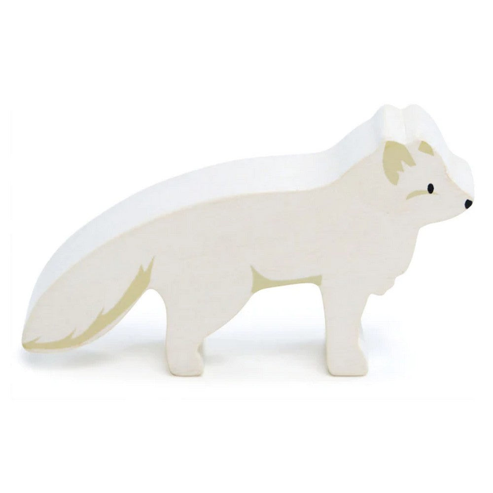 Sarkvidéki róka figura, prémium fából - Arctic Fox - TL4843