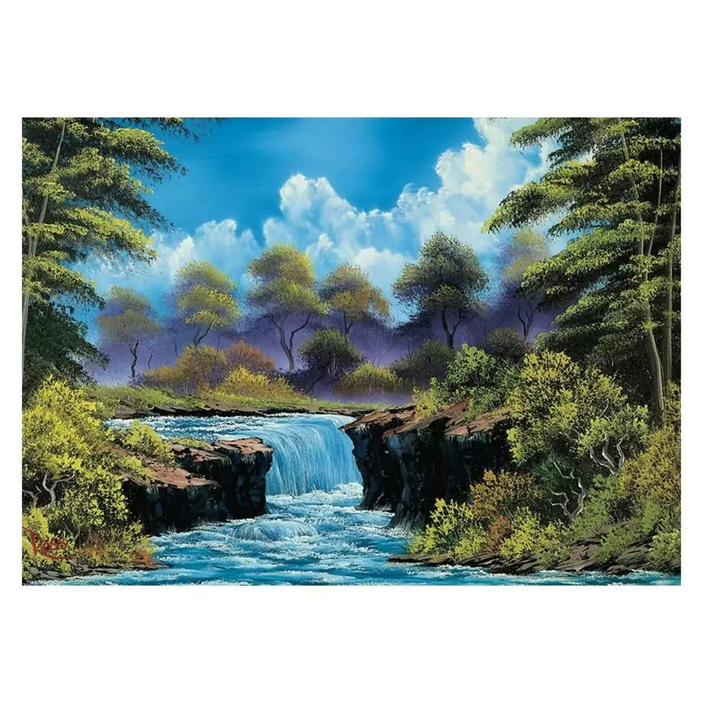 Puzzle Schmidt: Bob Ross - Waterfall on the Light, 1000 darab