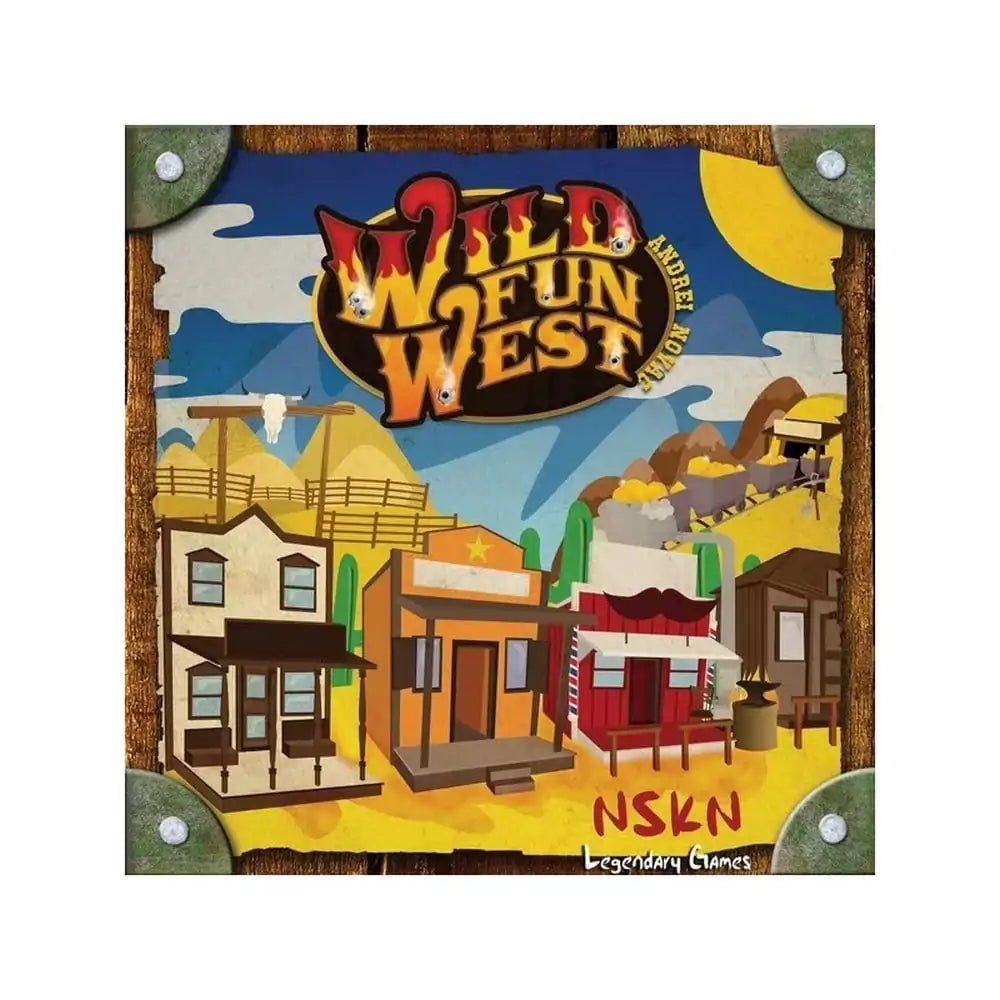 Wild Fun West - Angol nyelvű társasjáték doboza