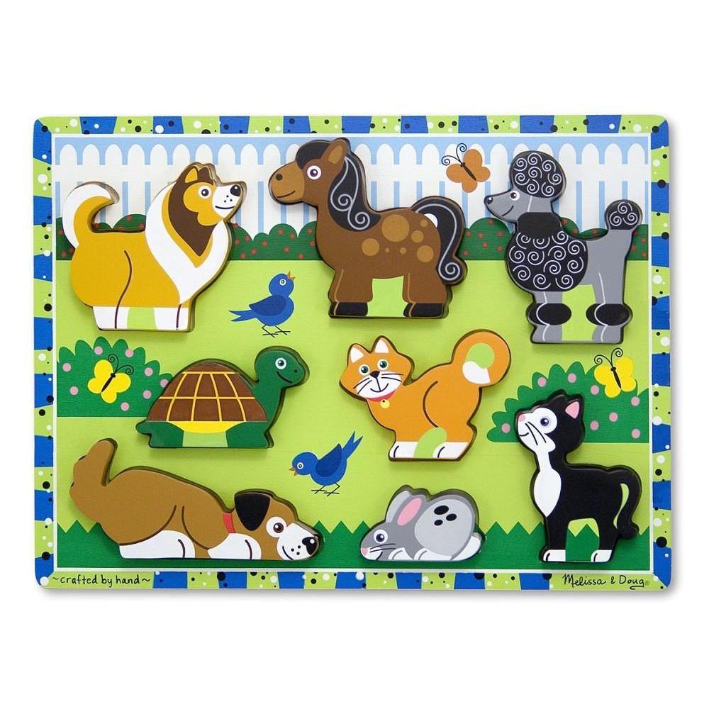 Melissa & Doug Könnyen megfogható puzzle, kis kedvencek-Melissa&Doug-1-Játszma.ro - A maradandó élmények boltja