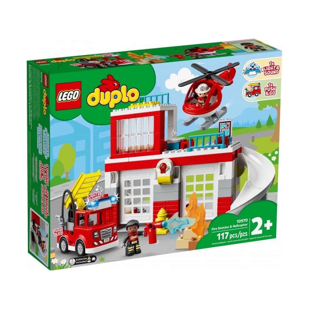 LEGO DUPLO Tűzoltóállomás és helikopter 10970