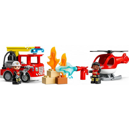 LEGO DUPLO Tűzoltóállomás és helikopter 10970