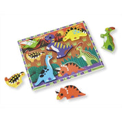 Melissa & Doug Könnyen megfogható puzzle, dínók-Melissa&Doug-3-Játszma.ro - A maradandó élmények boltja