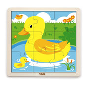 9 darabos fa puzzle  kacsa, Viga