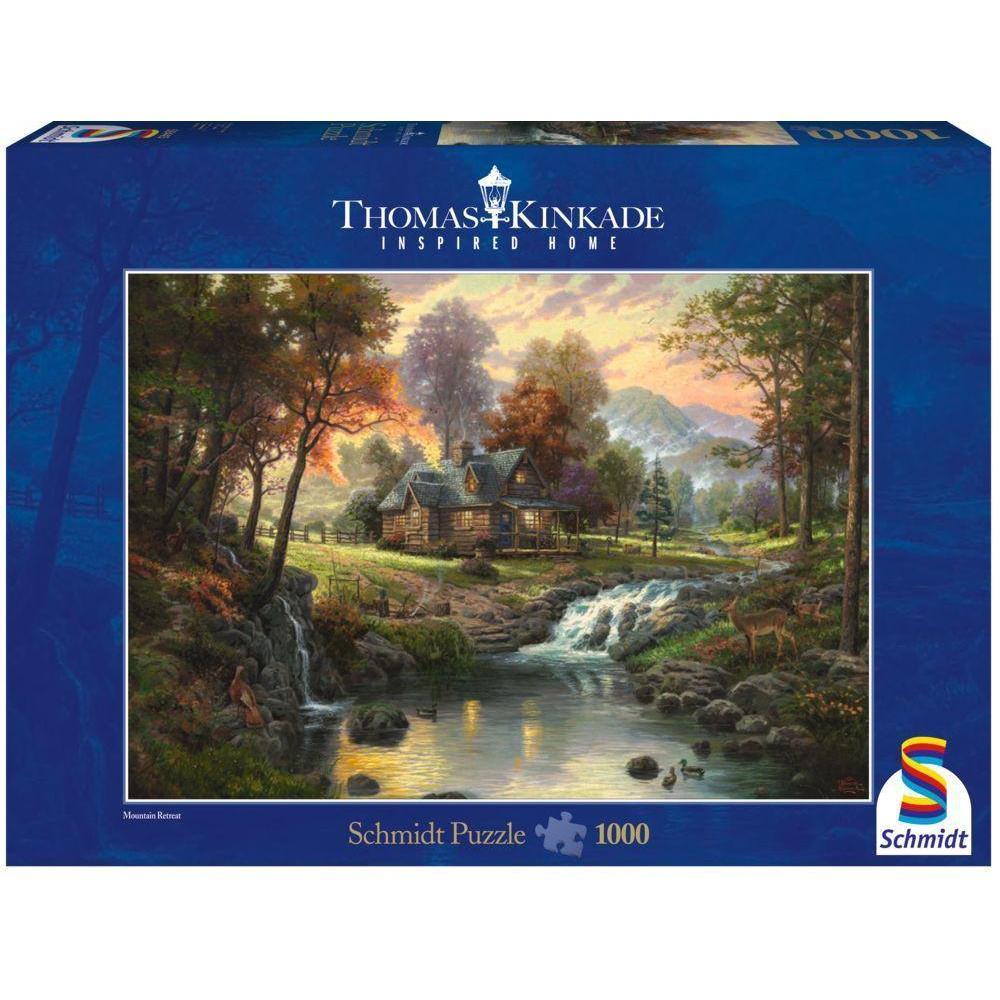 1000-es Puzzle Mountain Retreat-Schmidt-1-Játszma.ro - A maradandó élmények boltja