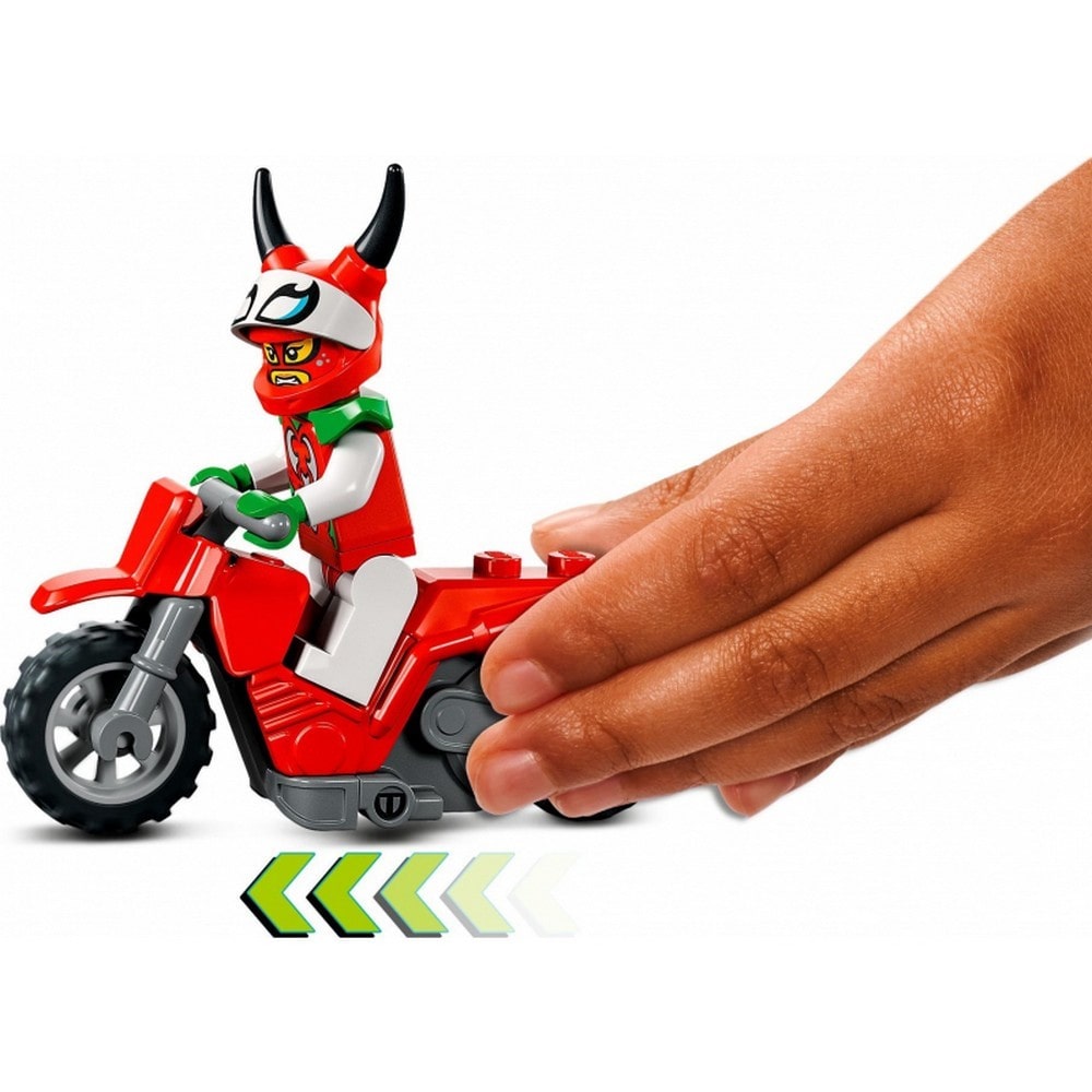 LEGO City Vakmerő skorpió kaszkadőr motorkerékpár 60332 15 darabos