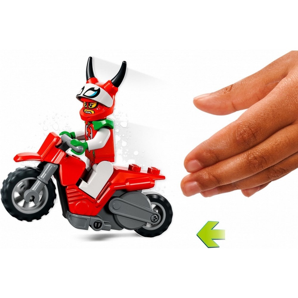 LEGO City Vakmerő skorpió kaszkadőr motorkerékpár 60332 15 darabos