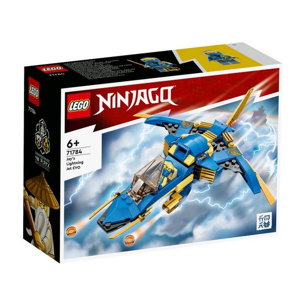 LEGO NINJAGO Jay EVO villám repülője 71784 146 darabos