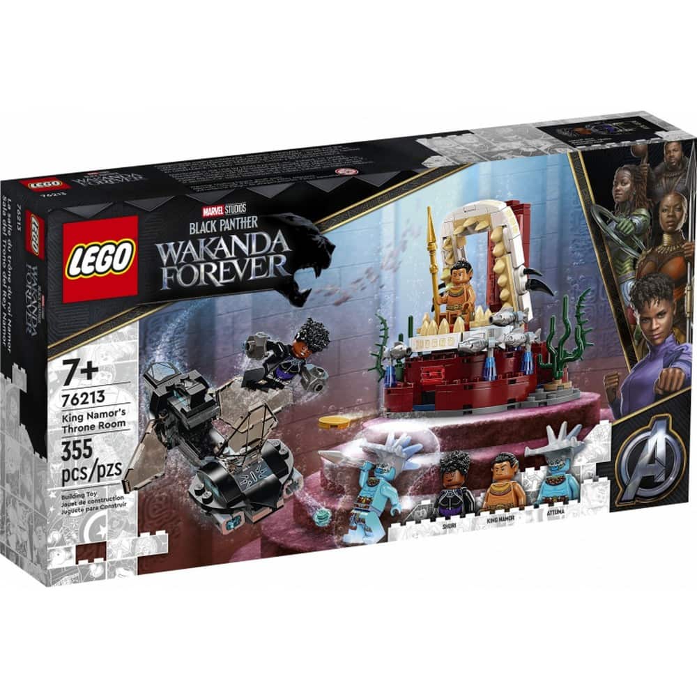 LEGO Marvel Super Heroes Namor király trónterme 76213 355 darabos