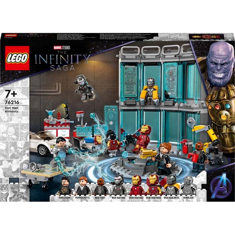 LEGO Marvel Super Heroes Sala Armurii 76216 496 darabos