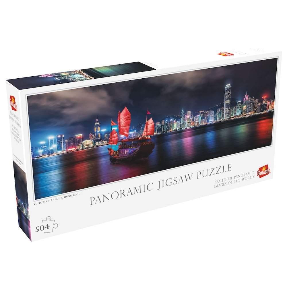 Panoramic Puzzle, Victoria Harbour, Hong Kong, 504 darabos - Játszma.ro - A maradandó élmények boltja