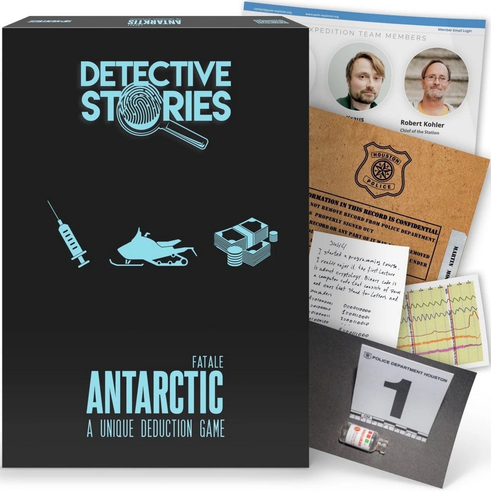 Detective Stories. Case 2 - Antarctic Fatale angol nyelvű társasjáték