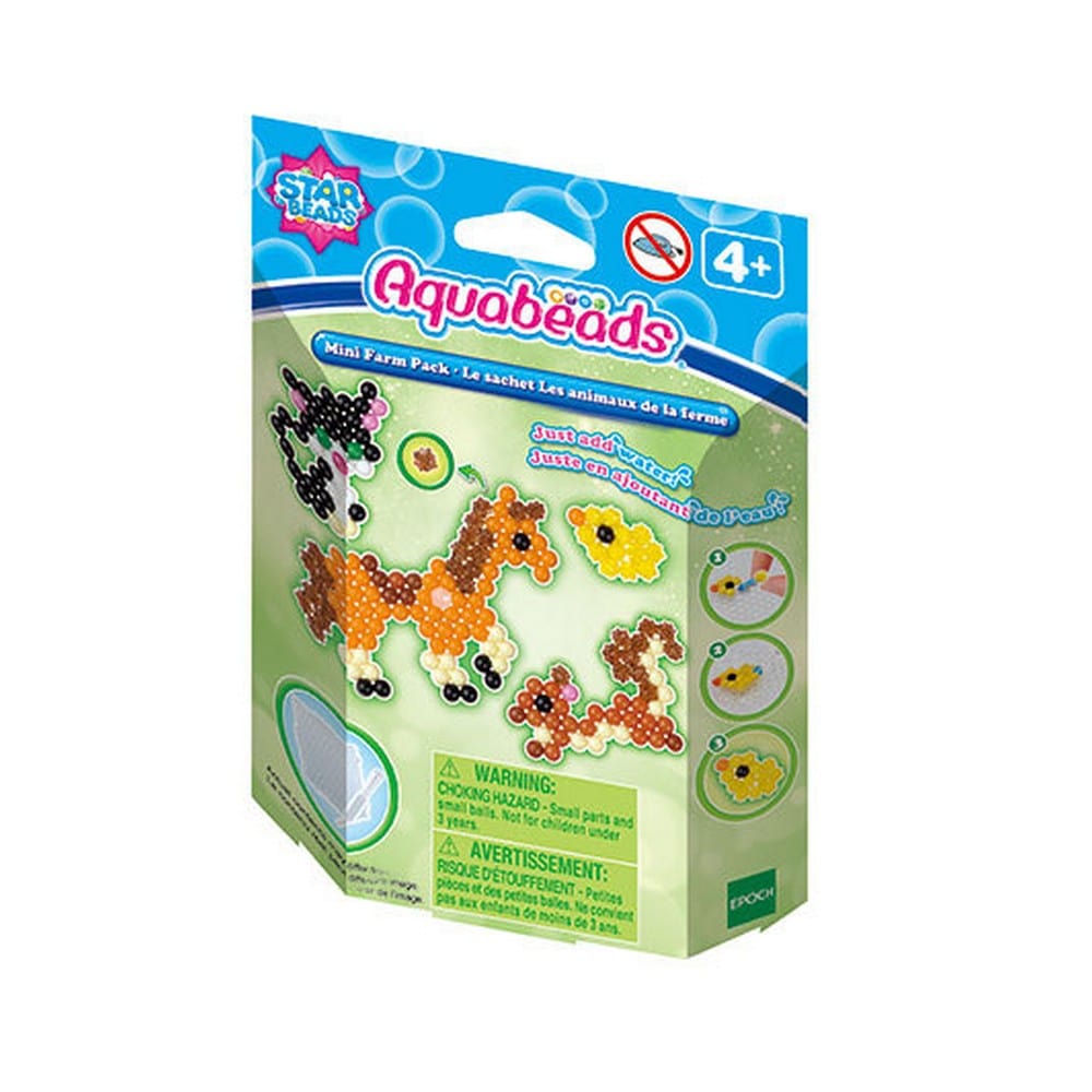 AquaBeads: Csillaggyöngy mini szett - állatok a farmon