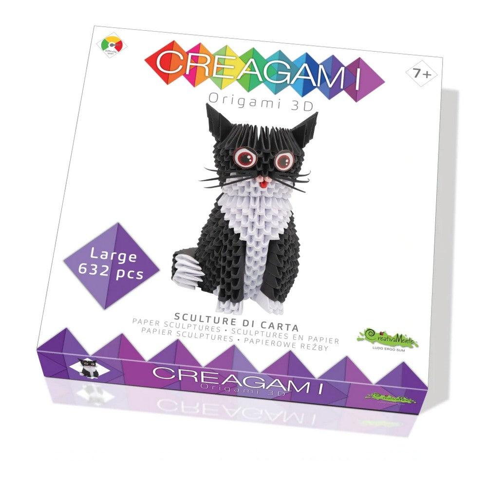 Creagami - 3D origami készlet, Cica