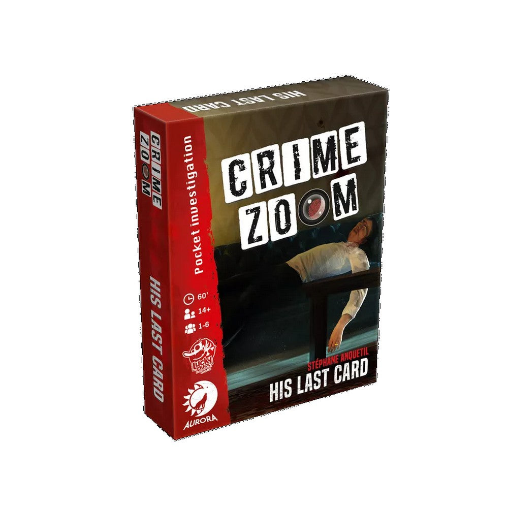 Crime Zoom - His Last Card angol nyelvű társasjáték