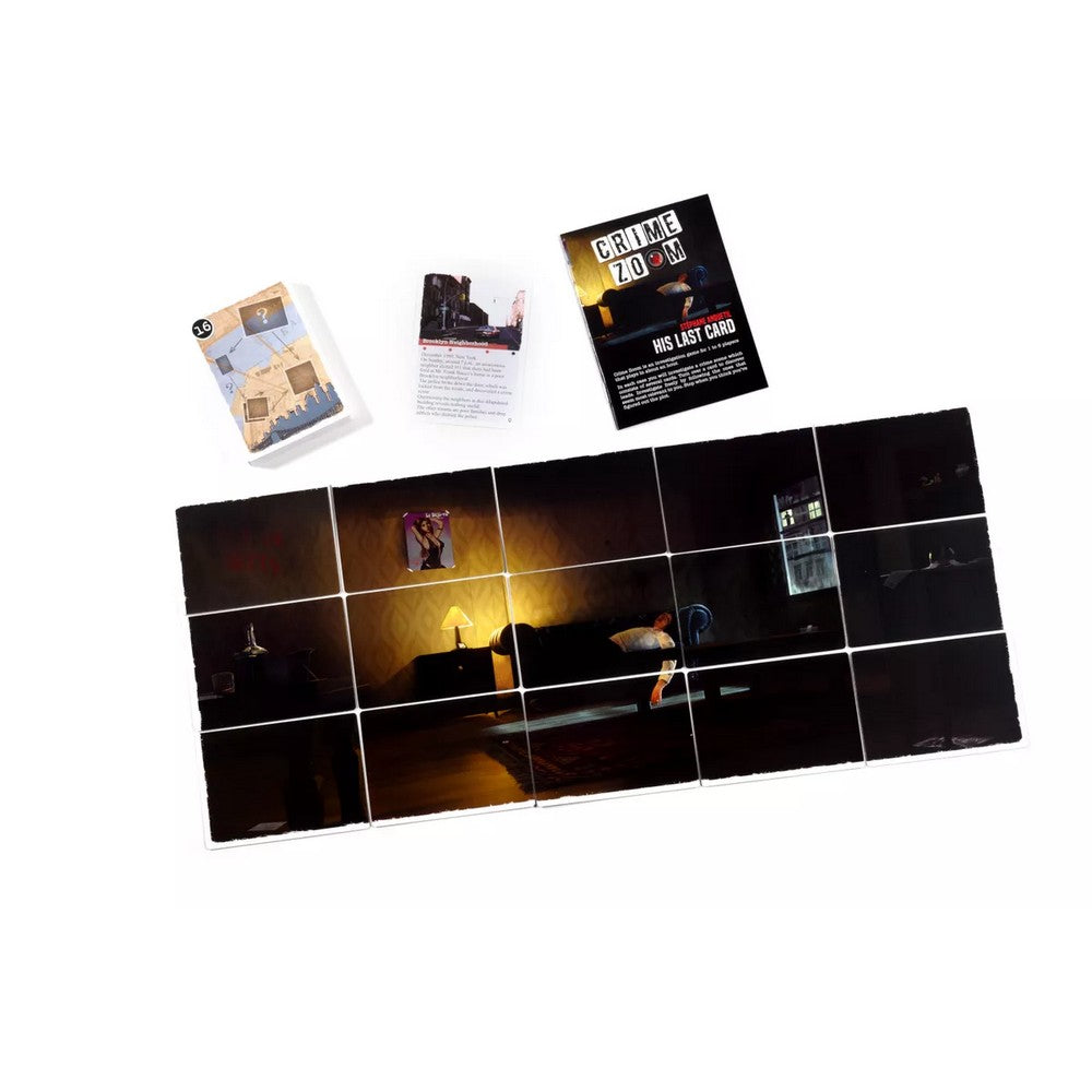 Crime Zoom - His Last Card angol nyelvű társasjáték