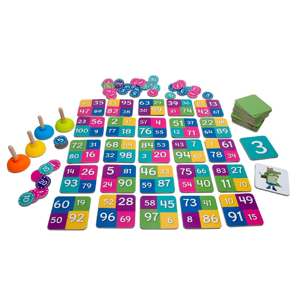 Crocs' Outfits matematikai játék, BS Toys GA369 angol nyelvű társasjáték