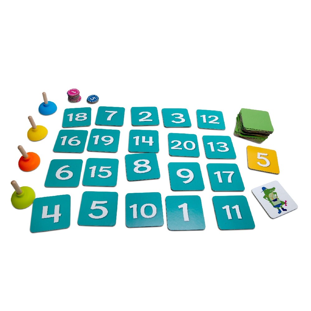 Crocs' Outfits matematikai játék, BS Toys GA369 angol nyelvű társasjáték