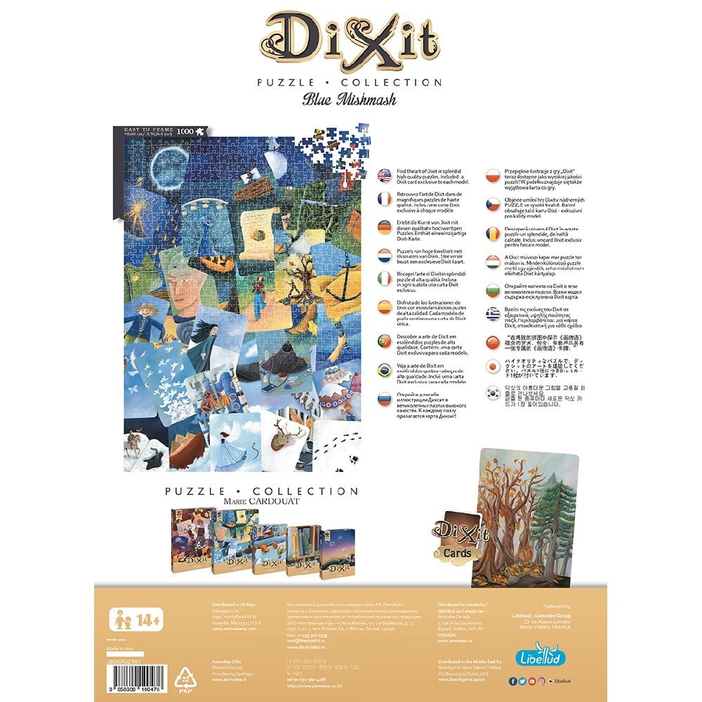 Dixit puzzle 1000 darabos, Kék hangulatok (Blue Mishmash 07)