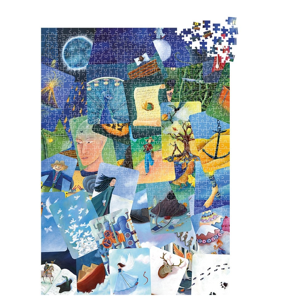 Dixit puzzle 1000 darabos, Kék hangulatok (Blue Mishmash 07)