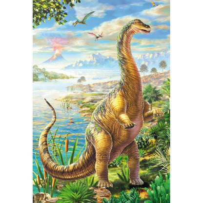 Puzzle: Dinoszauruszok kalandjai (3x48 darabos)