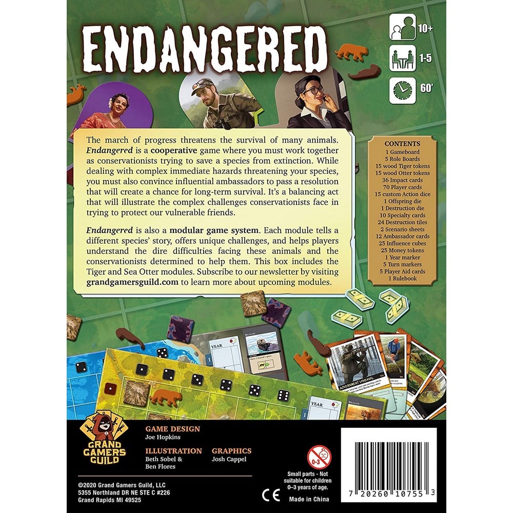 Endangered angol nyelvű társasjáték