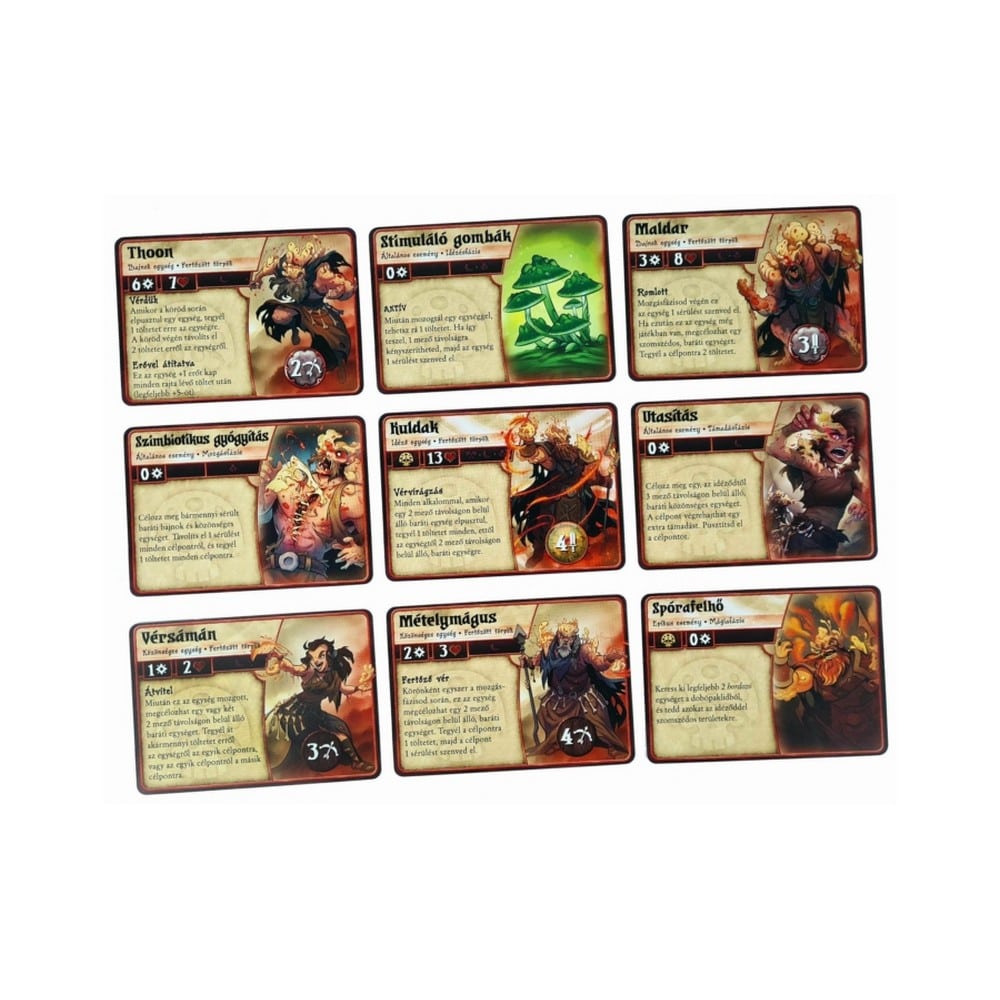 Summoner Wars Fertőzött törpök frakciópakli magyar nyelvű társasjáték