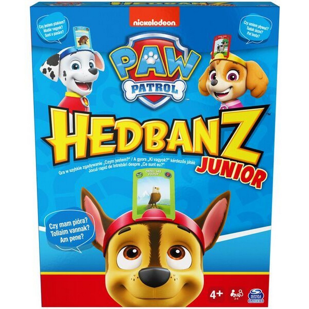 Hedbanz Junior Paw Patrol többnyelvű társasjáték