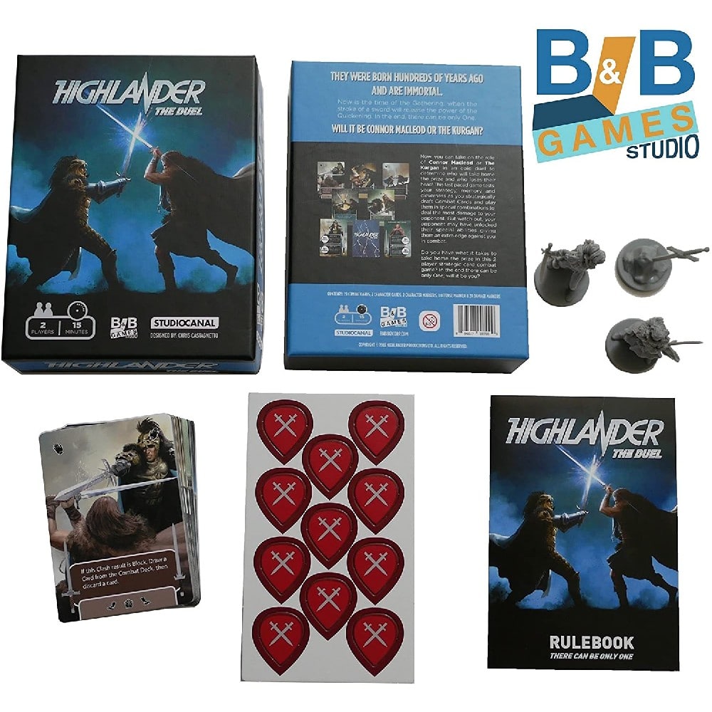 Highlander: The Duel angol nyelvű társasjáték