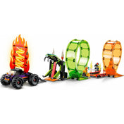 LEGO City Kaszkadőr aréna dupla hurokkal 60339 598 darabos