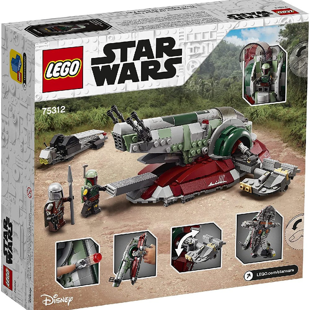 LEGO Star Wars Boba Fett csillaghajója 75312 593 darabos