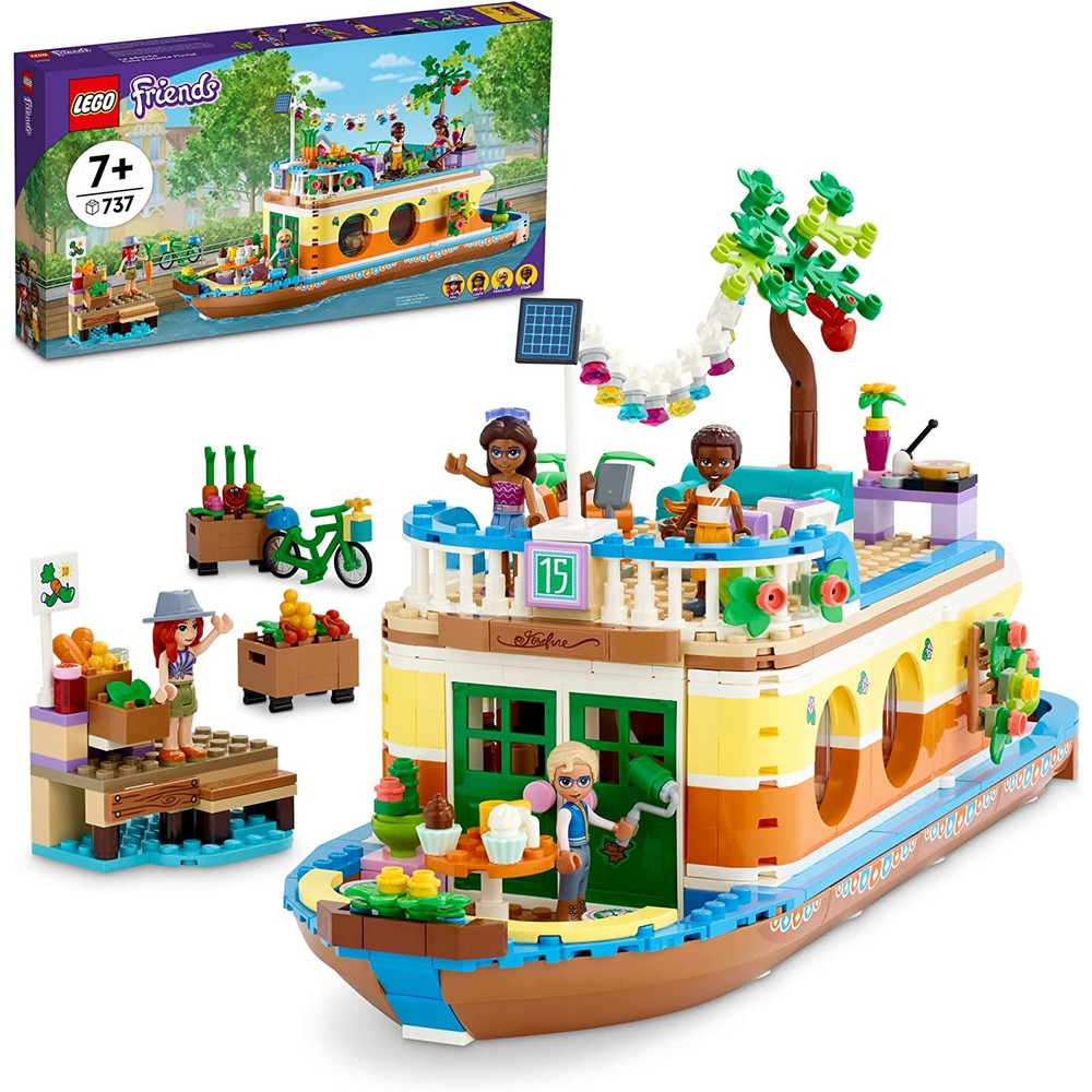LEGO Friends Lakóhajó a csatornán 41702 737 darabos