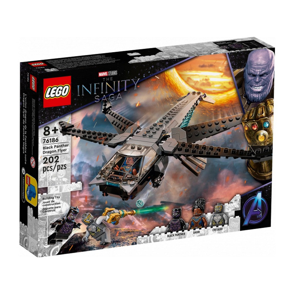 LEGO Marvel Super Heroes Fekete Párduc Dragon Flyer 76186 202 darabos