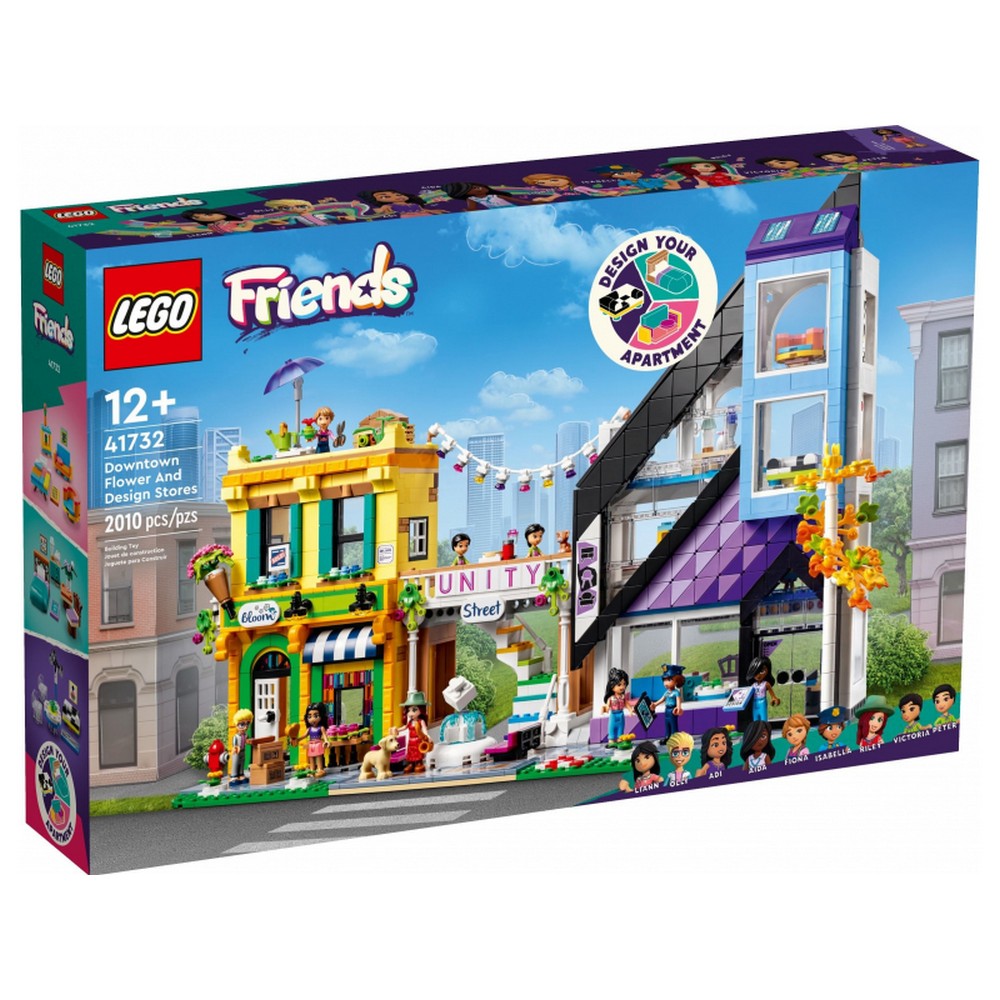 LEGO Friends Belvárosi design- és virágboltok 41732 2010 darabos