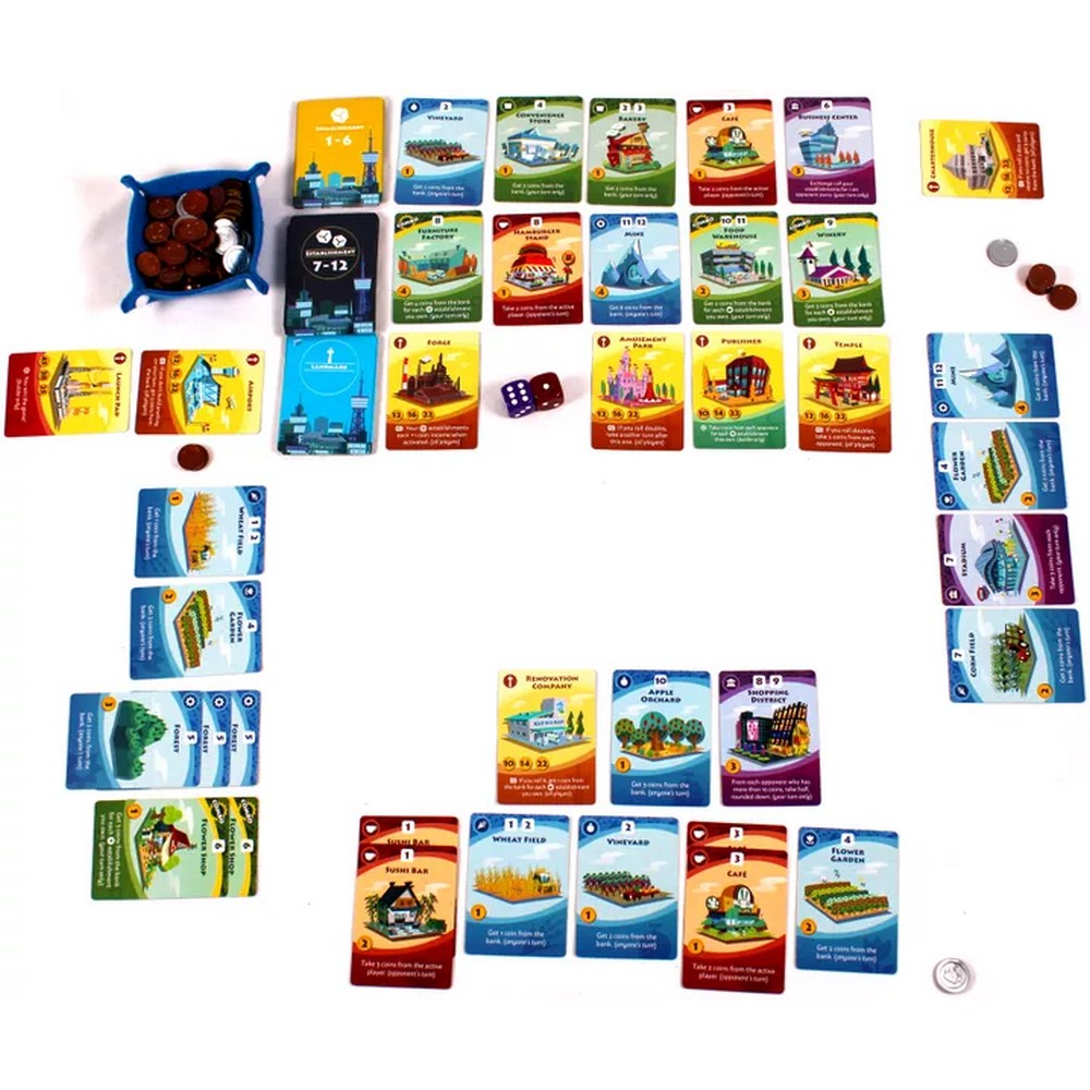 Machi Koro 2 angol nyelvű társasjáték