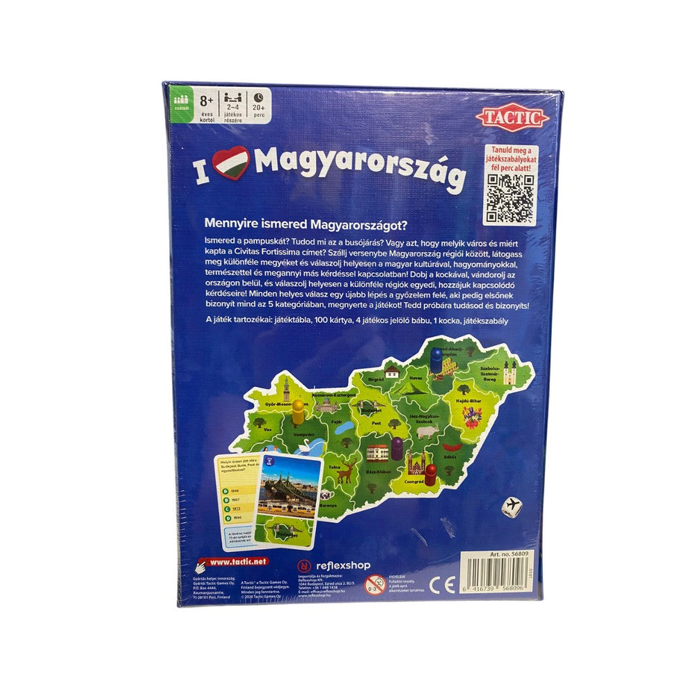 I Love Magyarország kvízjáték magyar nyelvű társasjáték