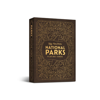 Parks Playing Cards - Brown franciakártya-csomag