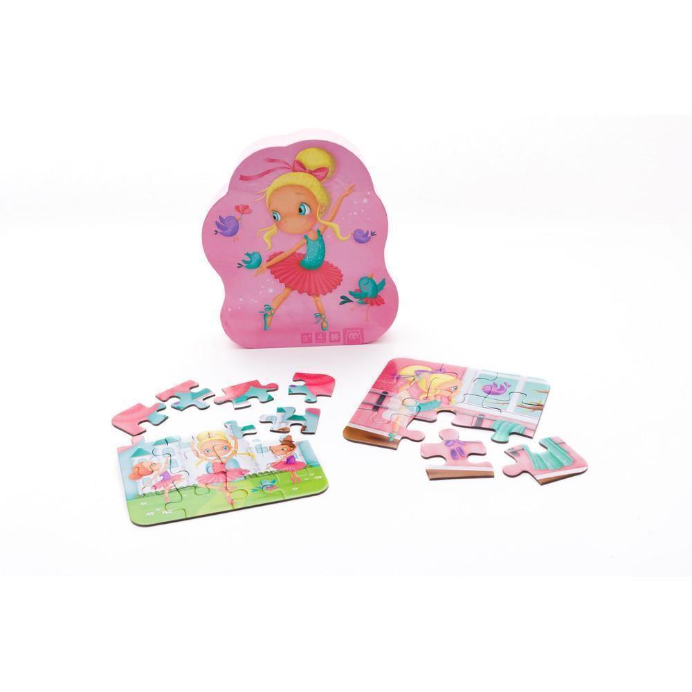 4 az 1-ben puzzle - A kis balett táncos-Eureka KIDS-2-Játszma.ro - A maradandó élmények boltja
