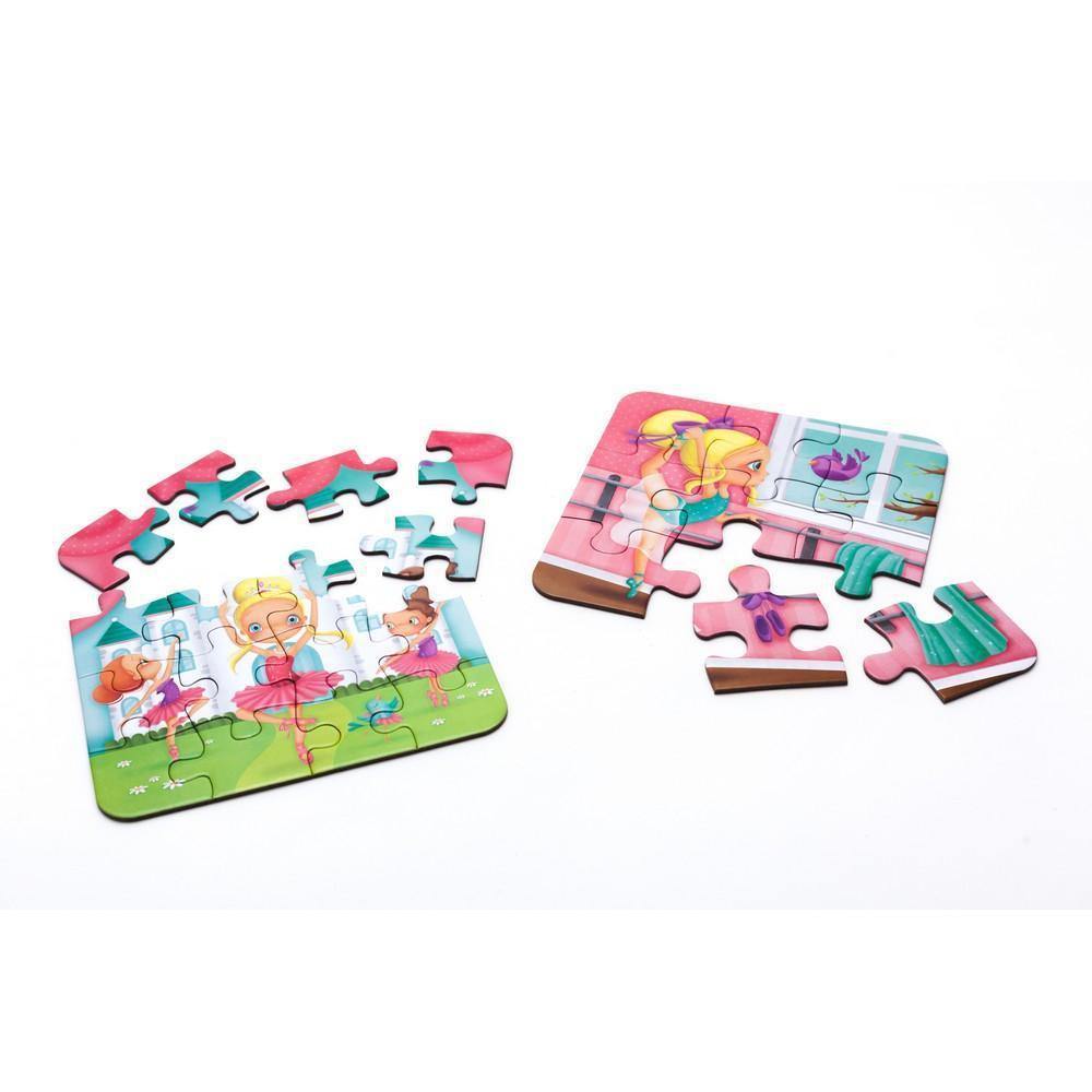 4 az 1-ben puzzle - A kis balett táncos-Eureka KIDS-3-Játszma.ro - A maradandó élmények boltja