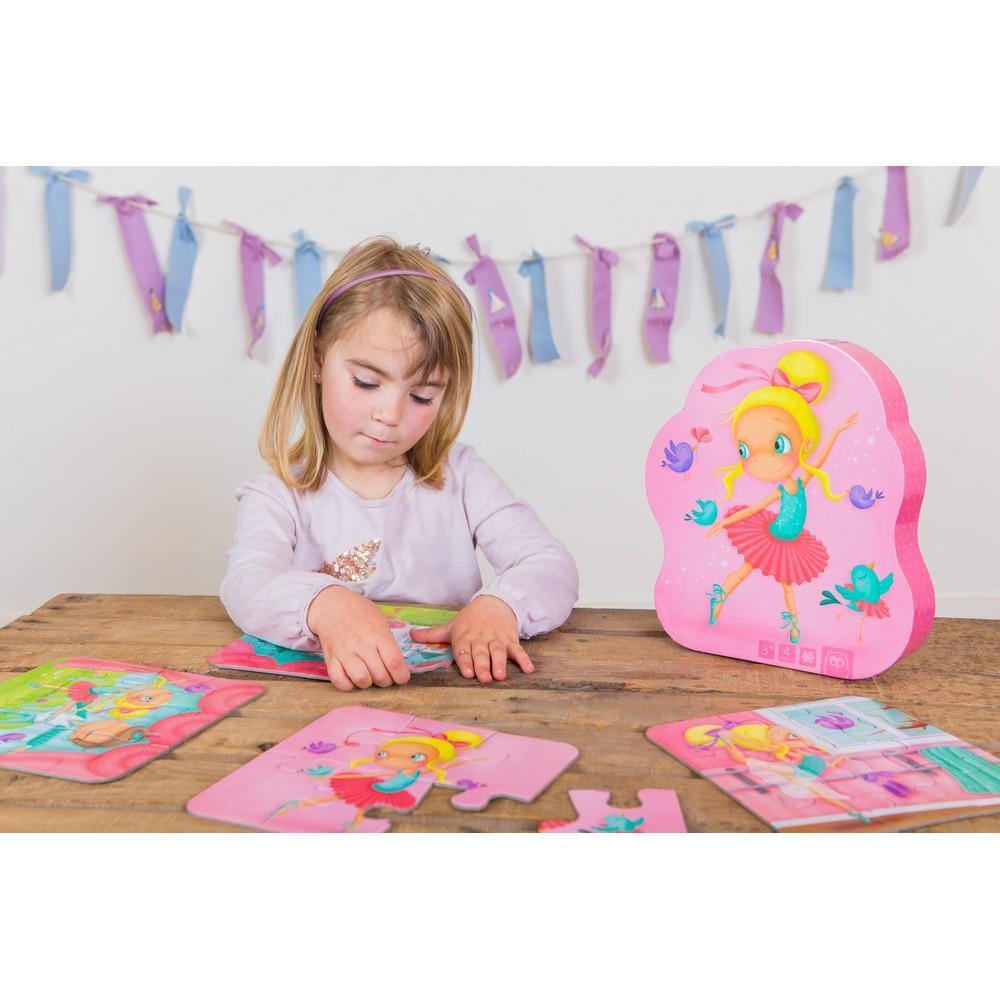4 az 1-ben puzzle - A kis balett táncos-Eureka KIDS-8-Játszma.ro - A maradandó élmények boltja
