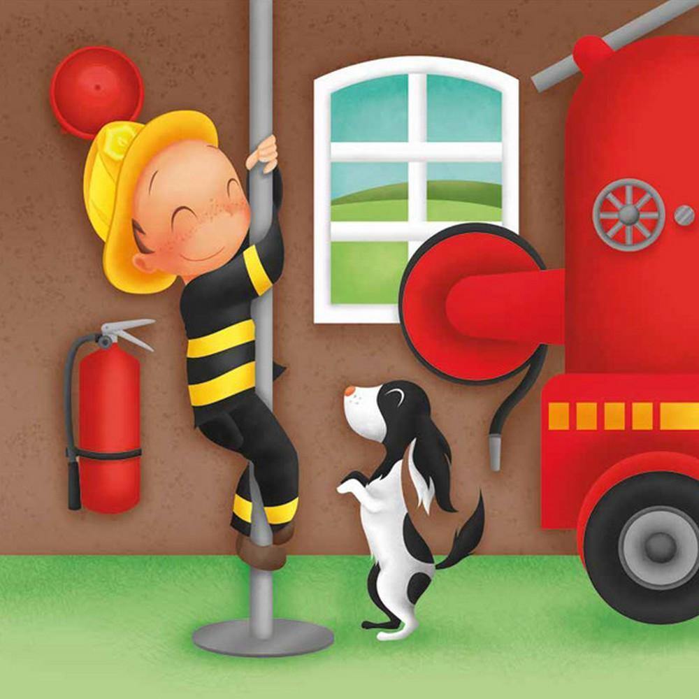 4 az 1-ben puzzle - A kis tűzoltó-Eureka KIDS-8-Játszma.ro - A maradandó élmények boltja