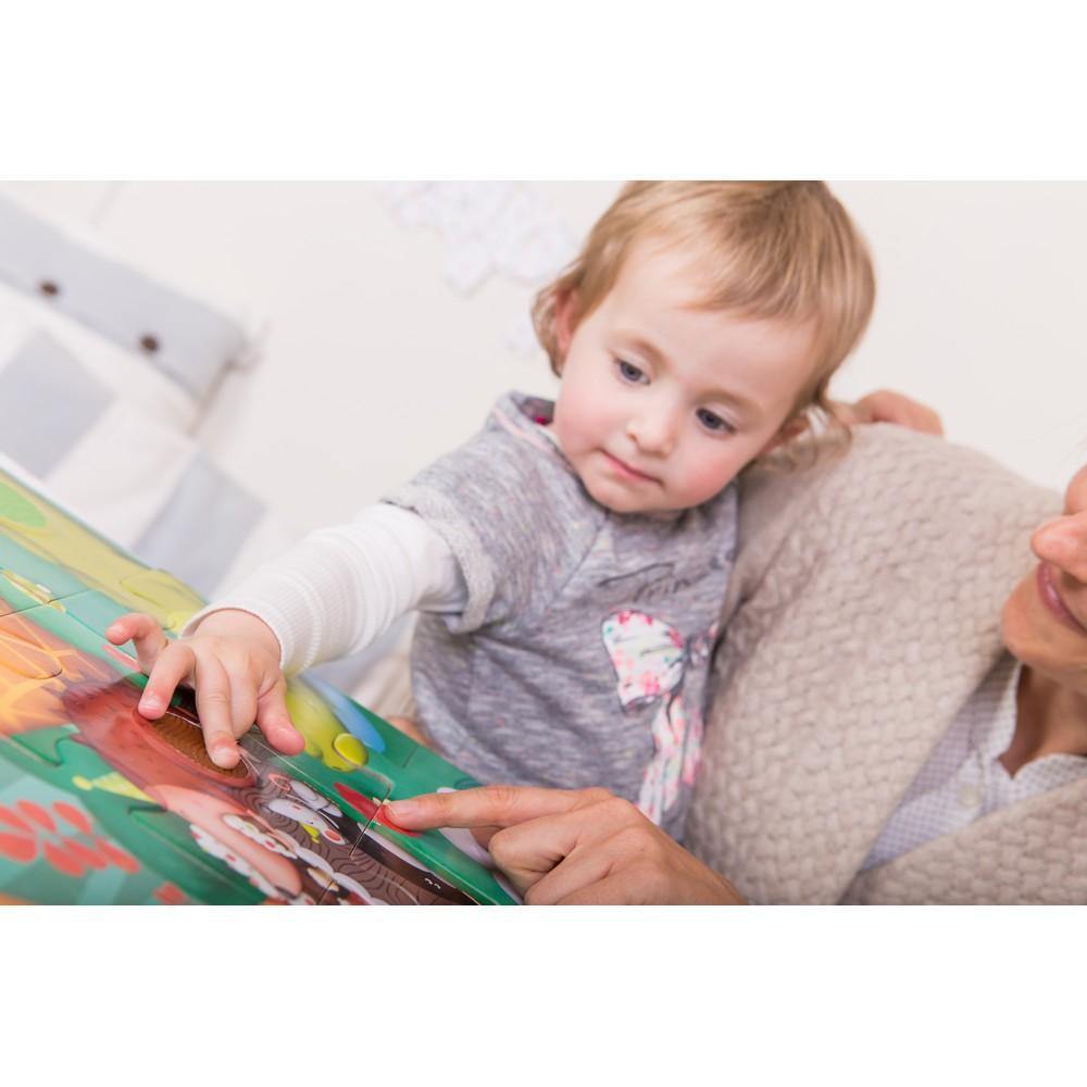 Tapintható puzzle - Állati party-Eureka KIDS-10-Játszma.ro - A maradandó élmények boltja