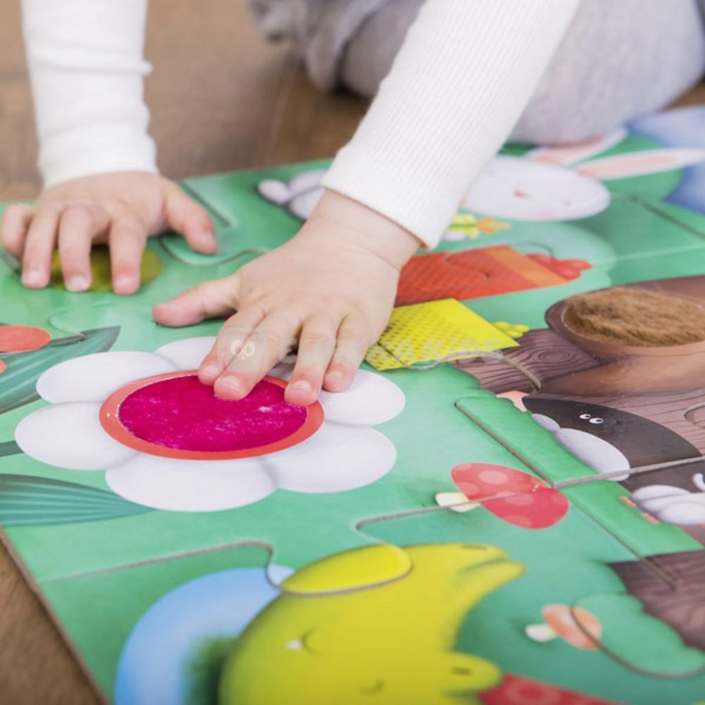 Tapintható puzzle - Állati party-Eureka KIDS-3-Játszma.ro - A maradandó élmények boltja