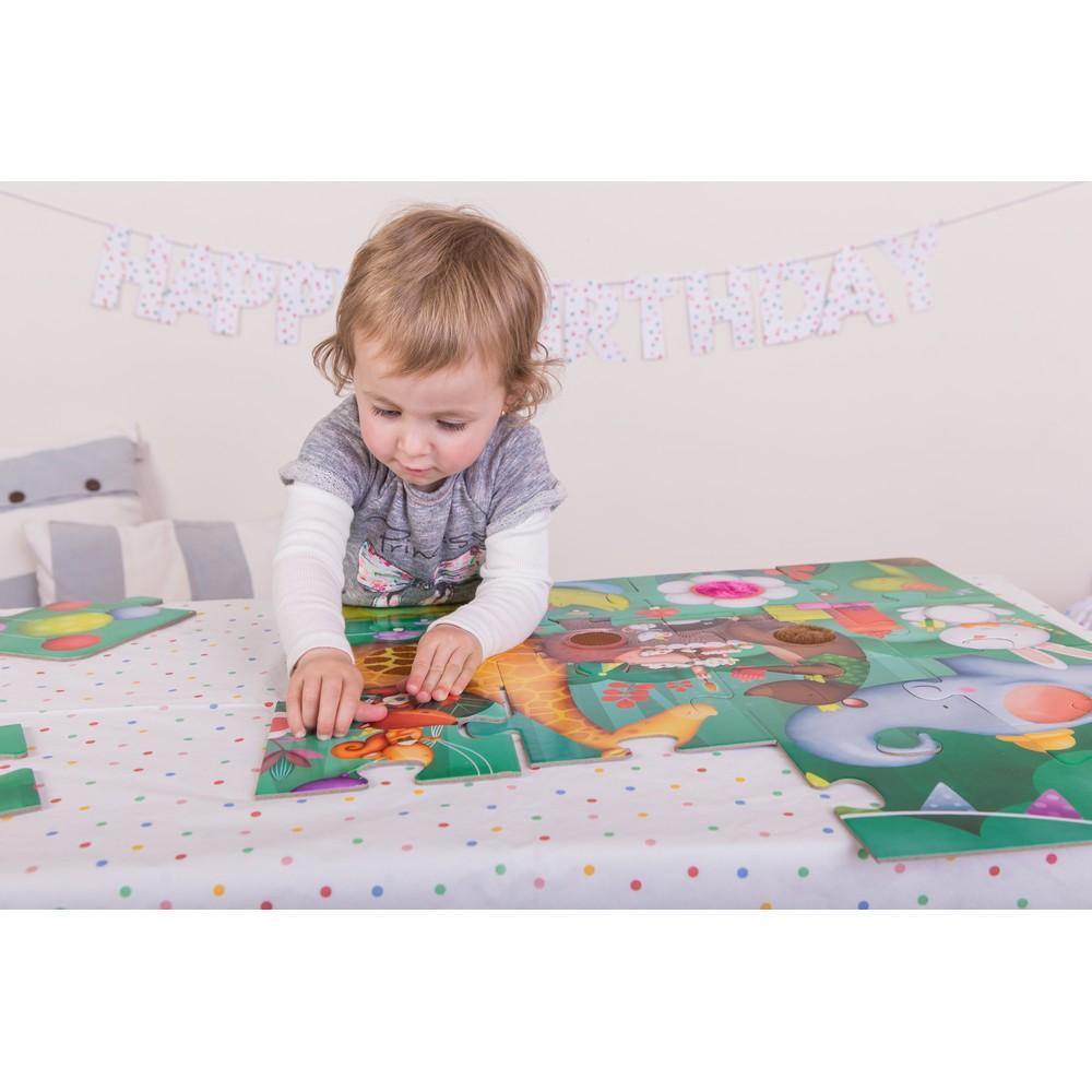 Tapintható puzzle - Állati party-Eureka KIDS-7-Játszma.ro - A maradandó élmények boltja