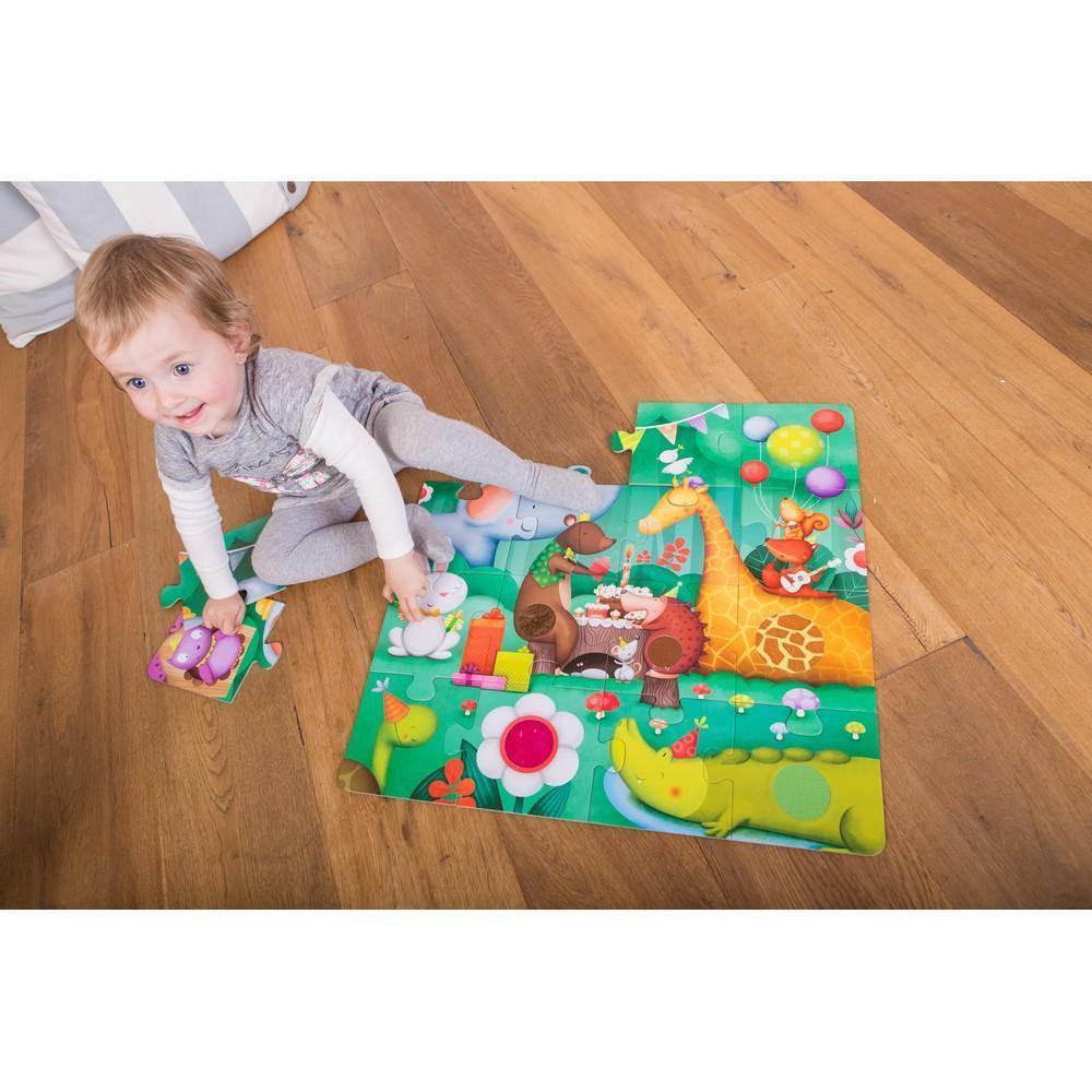 Tapintható puzzle - Állati party-Eureka KIDS-5-Játszma.ro - A maradandó élmények boltja